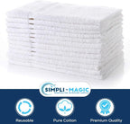 Simpli-Magic 79251 White Hand Towels, 12 Pack - Image 4