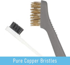 Kitchen Cleaning Scrub Brush Deep Gas Stove Brass Wire Brush - Image 4