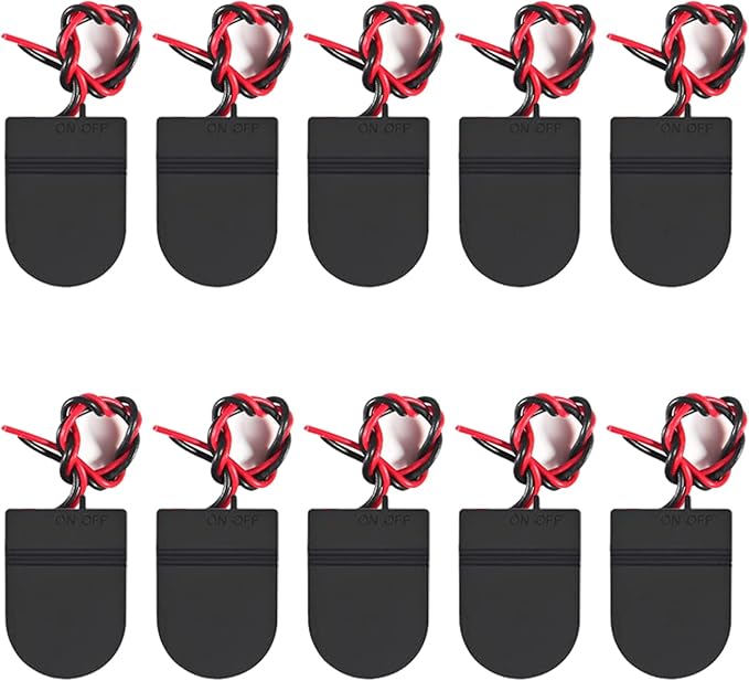 10pcs CR2032 Battery Holder Coin Cell Battery Holders 1x CR2032 Battery Holder by AEDIKO
