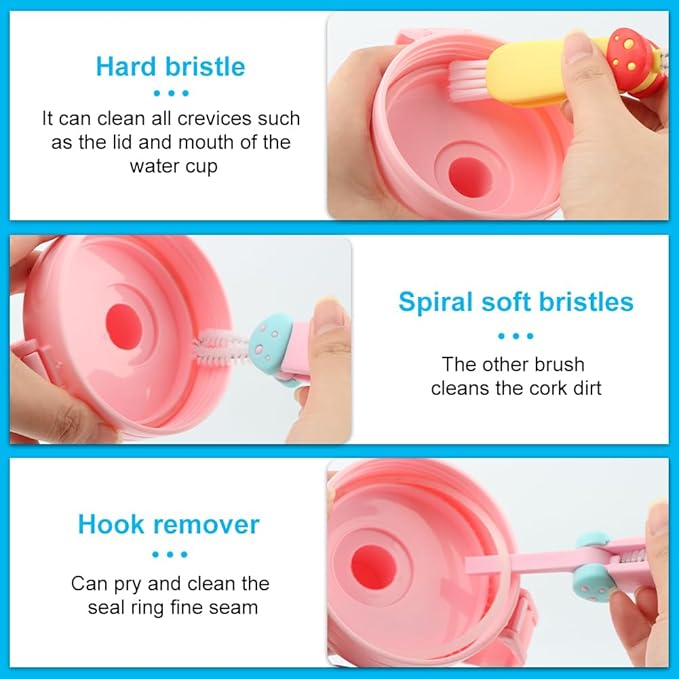 3 in 1 Multifunctional Lid Gap Cleaning Brush Set - Image 4