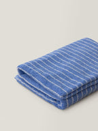 WENSHUO Azure Holiday-Striped Pure Cotton Hand Towel, 100% Combed Cotton - Image 4