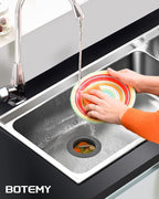 BOTEMY B9171 Black Kitchen Sink Drain Kit 3 1/2 Strainer - Image 7