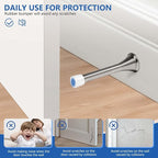 24 Pack Spring Door Stops 3 1/4 Inch Flexible Heavy Duty Spring Door Stopper - Image 4