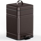 CEROELDA Small Trash Can with Lid-5L/1.3 Gal, Stainless Steel Outdoor Dog Poop by WelcometoCEROELDA