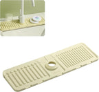 Faucet Mat for Kitchen Sink – Adjustable Silicone Sink Splash Guard by LeafBlower