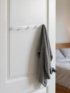 1 Pack Coat Rack Wall Mounted White Towel Hooks - Image 6