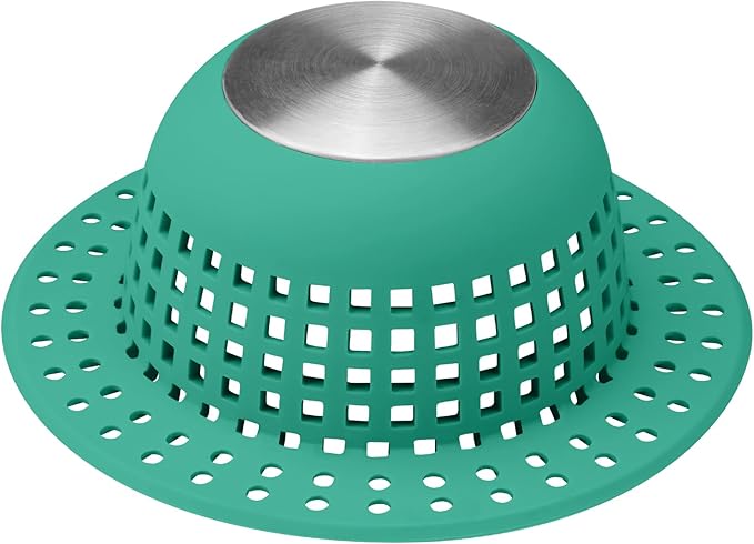 Shower Drain Hair Catcher Bathtub Drain Cover Shower Protector by SayGoodbyetoHairClogging