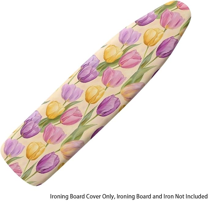Tulip Ironing Board Covers Standard Size Soft Ironing Board Dust Cover Home - Image 6