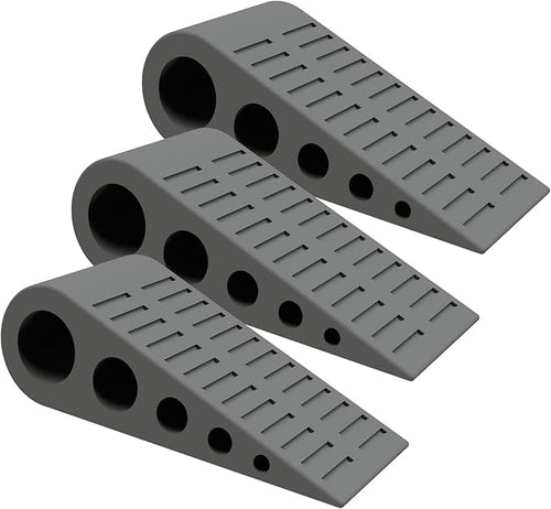 1.9 Inches Heavy Duty Door Stopper, 3 Pack Rubber Door Stop, Door Stoppers by Optish