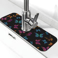 Butterfly Abstract Butterflies Kitchen Sink Splash Guard Faucet Mat Super by Unknown