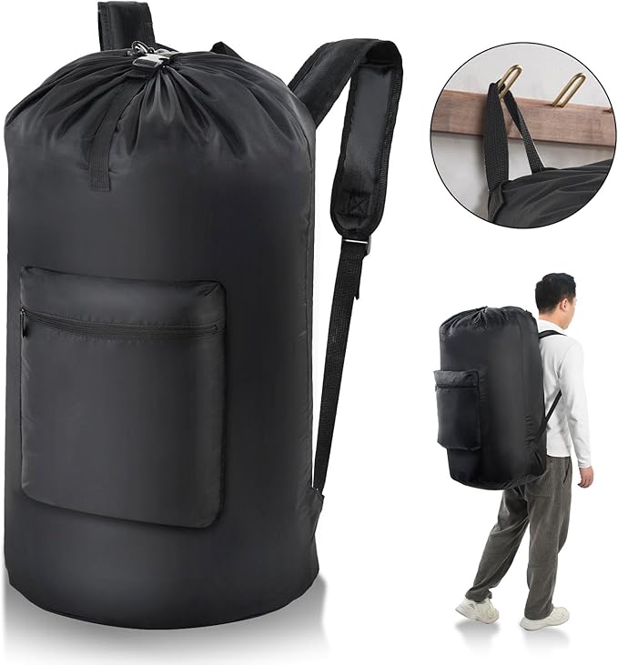 OTraki Laundry Bag Backpack, Large Travel Laundry Bags - Image 6