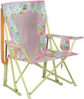 GCI Outdoor Comfort Pro Rocker Camping Chair | Portable Folding Rocking Chair with Durable Armrests & Drink Holder — Floral by GCIOUTDOOR