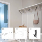 15Pack Heavy Duty Iron Wall Coat Hooks | Mug Hooks - Image 6