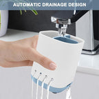 Toothbrush Holder for Bathroom, Plastic Detachable for Easy Cleaning - Image 5