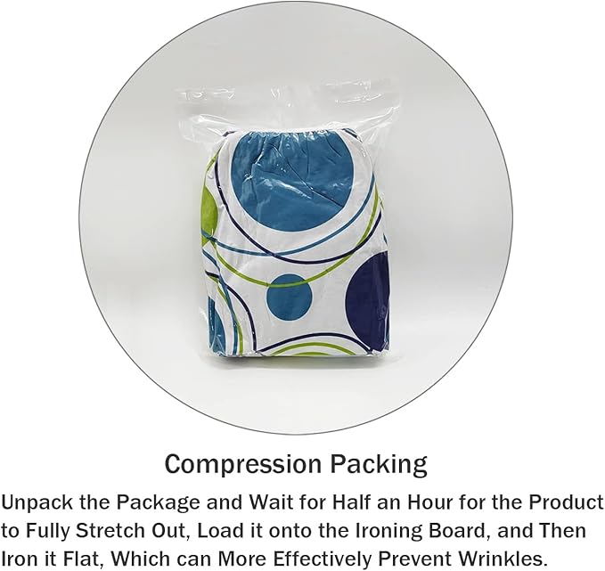 Ironing Board Cover and Pad Standard Size 15" x 54", 3 Pairs of Hook and Loop - Image 6