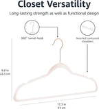 Amazon Basics Space Saving Slim Velvet Non-Slip Suit Clothes Hangers, Sturdy - Image 5