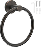 SetSail Towel Holder for Bathroom Wall Screw-in Towel Ring Stainless Steel Hand by SetSail