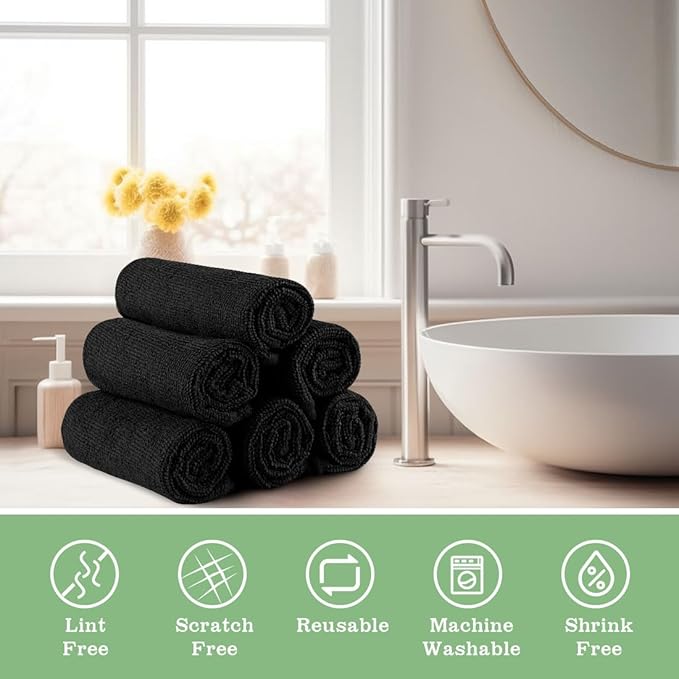 Washcloths - 20 Pack - Face Towels, Highly Soft Wash Cloths and Hand Towels - Image 5