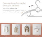 Baby Nursery Closet Hangers, Ultra Thin Non-Slip and Extendable Laundry Infant - Image 6