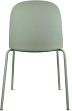 2xhome Modern Stackable Armless Dining Chair | Plastic Shell Seat with Metal Legs | Indoor or Outdoor Use | Home Kitchen Patio (1, Green, No Padding) - Image 7