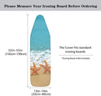 ZDCUSTOM Beach Starfish Ironing Board Covers, 15x54 Padded Ironing Board Covers - Image 5