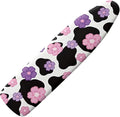 Pink Flower Cow Print Ironing Board Cover Soft Stain Resistant Ironing Board by Pzuqiu