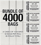 Aluf Plastics High Density Trash Bags, 10 Gallon, 6 Micron, - Image 2