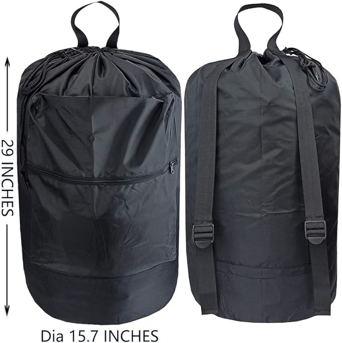 Washable Laundry Bag Backpack - Image 5