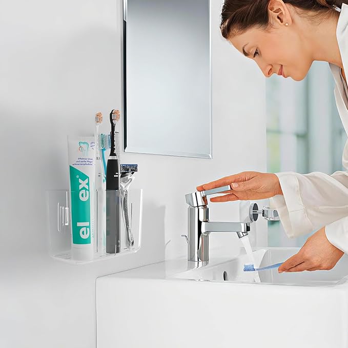 Toothbrush Holder for Bathroom Countertop and Wall - Image 3