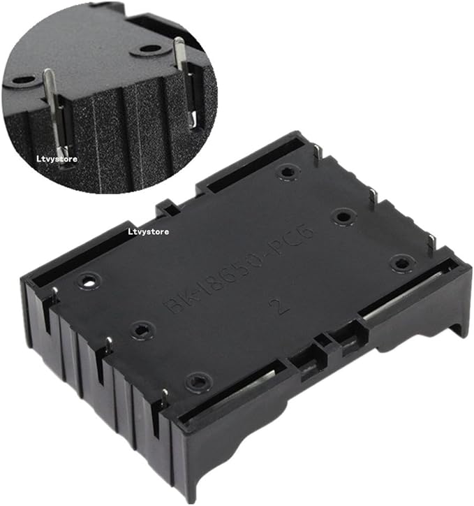 18650 Battery Case Holder, 5 Pack 3 Slots x 3.7V DIY Battery Storage Box - Image 3