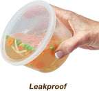 DuraHome - Deli Containers - 40 Pack BPA-Free Plastic Microwaveable Clear Food - Image 3