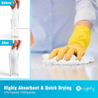 Orighty Cleaning Cloths, Shop Towels 100 Pack, Shop Rags Reusable, Microfiber - Image 3