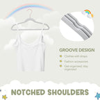 HOUSE DAY Velvet Kids Hangers 60 Pack, Premium Childrens Hangers - Image 6