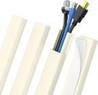 Delamu Beige Cord Hider, 62.8in Beige Cable Hider, Cord Covers by DELAMU
