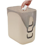 STORi Luup Bathroom Wastebasket, Secure Grocery Bags, Plastic Garbage Container by STORi