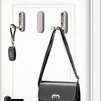 2PCS Folding Coat Hooks, Heavy Duty Wall Hooks Made of Zinc Alloy, Foldable - Image 2