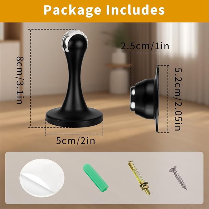 Bak Bo Magnetic Door Stopper, Strong Magnetic Door Holder Keep Door Open - Image 2
