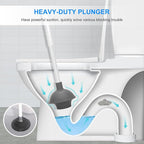 SetSail Toilet Brush and Plunger Set, Toilet Plungers - Image 4