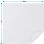 HOMEXCEL White Microfiber Cleaning Cloths, 20 Pack Cleaning Rags - Image 2