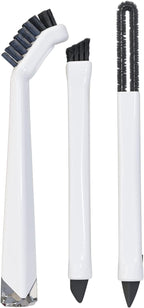 Small Cleaning Brush Set 3pcs—Crevice Brushes by TheCrownChoice