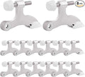 OBTANIM 12 Pack Hinge Pin Door Stopper Heavy Duty Metal Adjustable Door Stops by OBTANIM