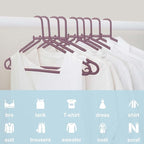 Plastic Hangers 50 Pack, Light Weight Durable Clothes Hangers - Image 2