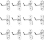 Garneck 12Pcs Metal Display Pegboard Hooks Cabinet Display Tool Hook by GARNECK