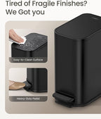 Cesun Small Bathroom Trash Can - Image 3