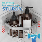 Sponge Holder Corner Sink Caddy Sink Organizer - Image 2