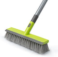 Floor Scrub Brush 2 in 1 Scrape and Stiff Bristle Deck Brush by TrueYee