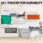 Vgo... 1-Pair Reusable Household Gloves, Rubber Dishwashing gloves, Extra - Image 2