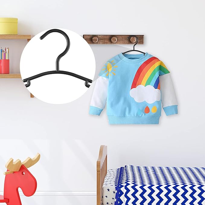 GoodtoU Plastic Baby Hangers, 100 Pack, Suitable - Image 5