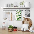 St Patrick’s Day Hand Towels Holiday Lucky Clovers Shamrock Kitchen Towels Soft - Image 4