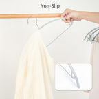Nature Smile Non Slip PVC Coating Sweater Hangers, Dress Suit Coat Hangers - Image 6